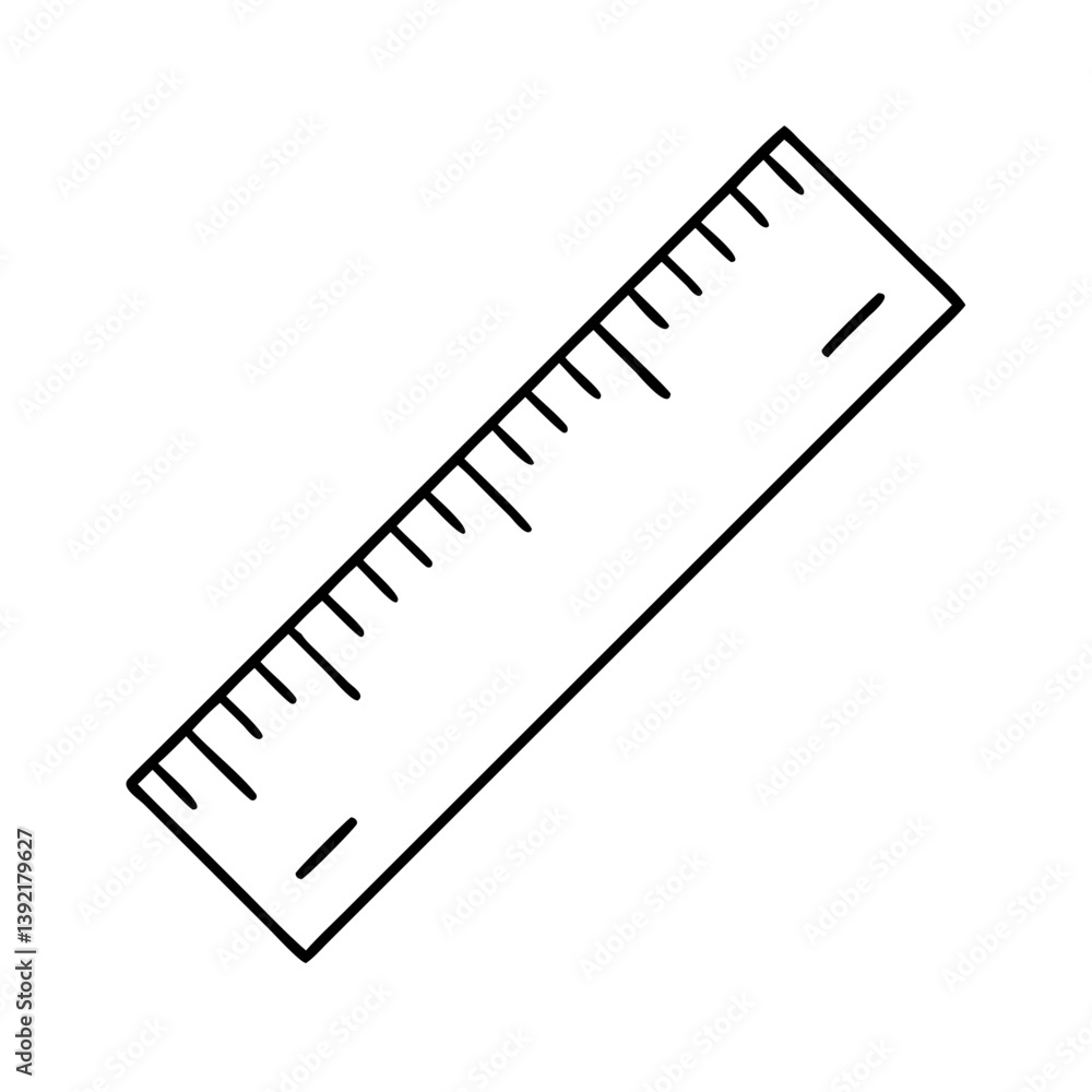 ruler icon, ruler line art - simple line art of ruler, perfect for ruler logos and icons ruler icon, ruler line art - simple line art of ruler, perfect for ruler logos and icons