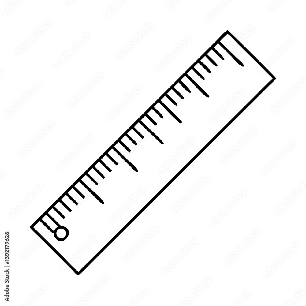 ruler icon, ruler line art - simple line art of ruler, perfect for ruler logos and icons ruler icon, ruler line art - simple line art of ruler, perfect for ruler logos and icons