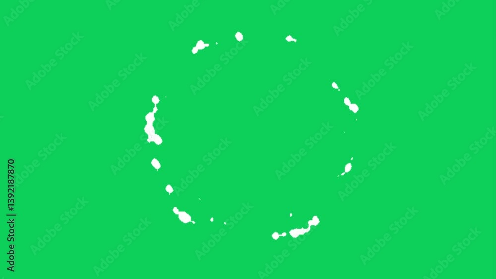 2D Flash Animation with Smoke Elements featuring a cloudy white smoke eruption loop animation on green screen background 2D Flash Animation with Smoke Elements featuring a cloudy white smoke eruption loop animation on green screen background