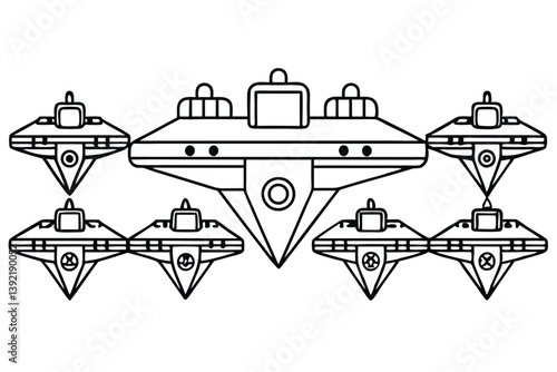 Powercarrier RX9 line art modern aesthetic with functional appeal