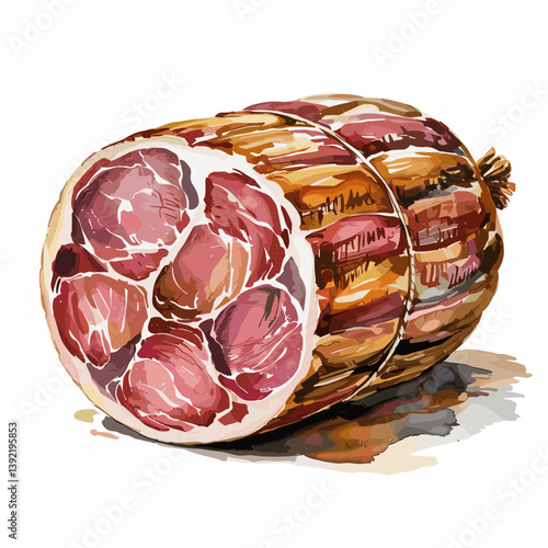 Smoked Bologna Cut – Oklahoma Prime Rib Art Print