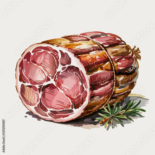 Smoked Bologna Cut – Oklahoma Prime Rib Art Print