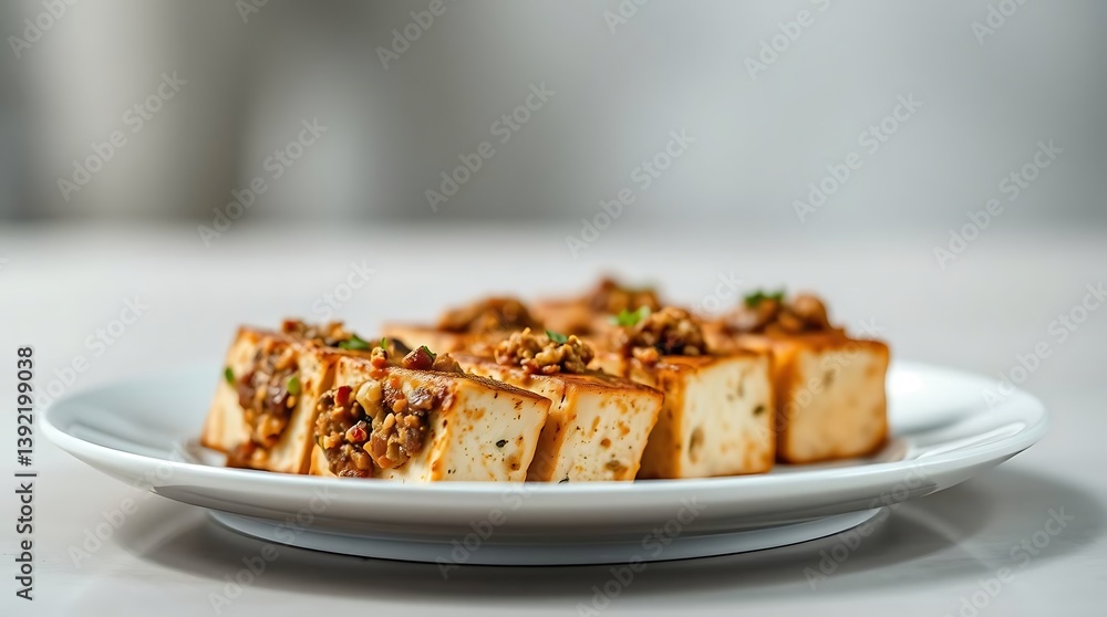 Delicious Pan-Fried Tofu with Savory Topping: A Flavorful Vegetarian and Vegan Appetizer or Side Dish
Delicious Pan-Fried Tofu with Savory Topping: A Flavorful Vegetarian and Vegan Appetizer or Side Dish