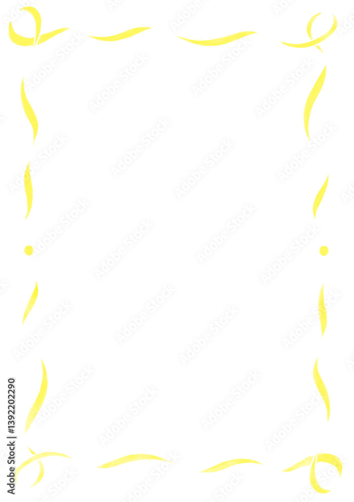 Wavy Ribbon Frame with Dots, yellow & white wedding menu invitation border, hand drawn baby shower decoration, a4 birthday summer bridal party, clown funfair style, bachelorette bachelor vintage retro Wavy Ribbon Frame with Dots, yellow & white wedding menu invitation border, hand drawn baby shower decoration, a4 birthday summer bridal party, clown funfair style, bachelorette bachelor vintage retro