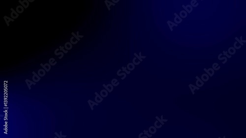 Dark blue abstract gradient light wave blurry color mixing background animation, elegant motion graphics
