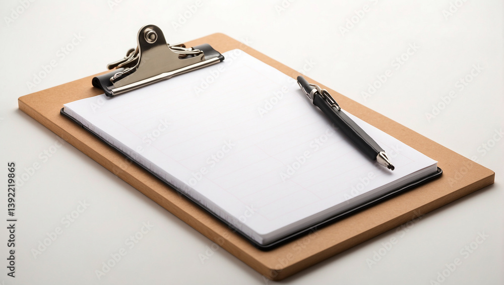 A Blank Clipboard: Perfect for Your Creative Projects and Organization A Blank Clipboard: Perfect for Your Creative Projects and Organization