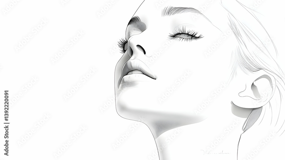 drawing a female illustration drawing a female illustration