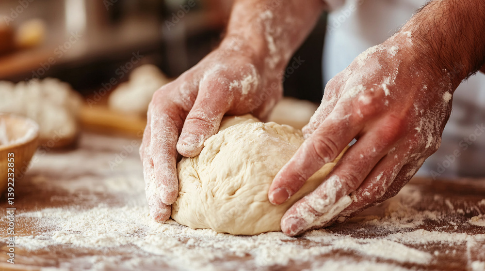 The Art of Kneading: Hands Pushing, Folding, and Shaping Dough The Art of Kneading: Hands Pushing, Folding, and Shaping Dough