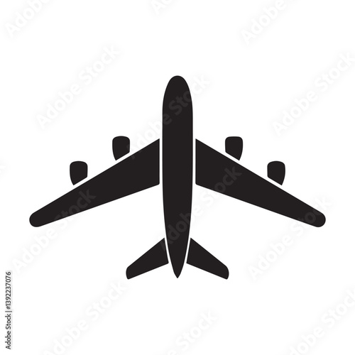 vector illustration of airplane