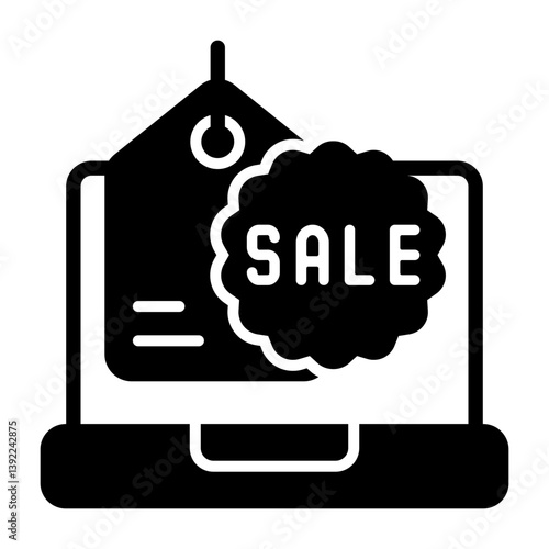 Sale Solid Icon