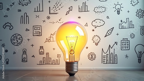 light bulb idea concept