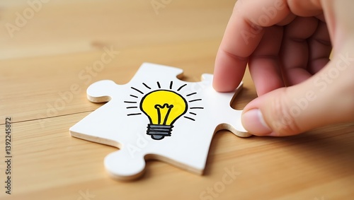 hand holding light bulb