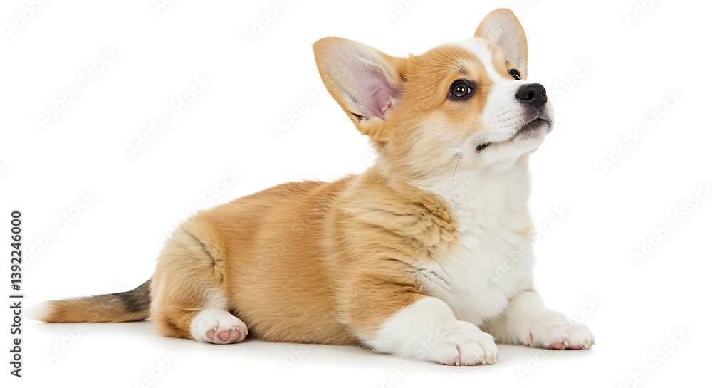 Puppy's Curious Gaze AI Generated Puppy's Curious Gaze AI Generated