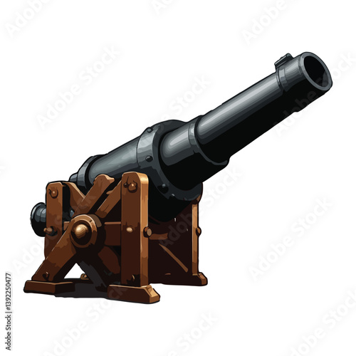 war cannon vector design illustration