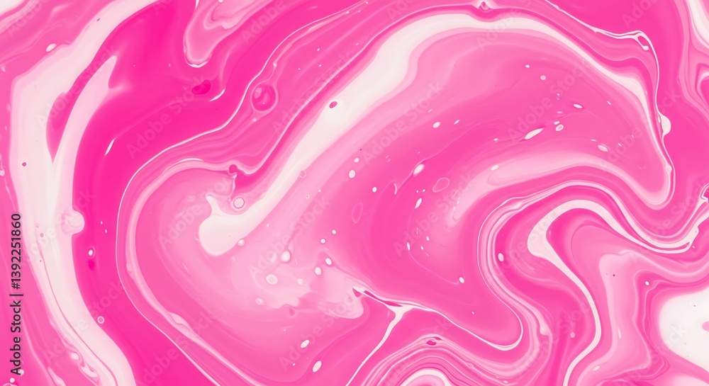 Pink Fluid Dreams: Acrylic Pouring Abstract AI Generated Pink Fluid Dreams: Acrylic Pouring Abstract AI Generated