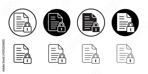 Confidential icon Black and white logo