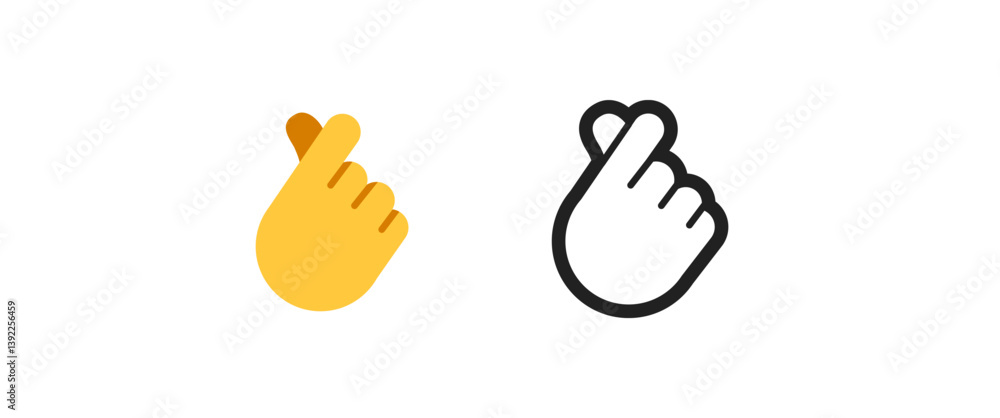 Fototapeta premium Finger Heart