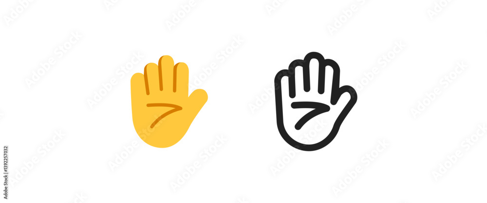 Obraz premium Raised Hand