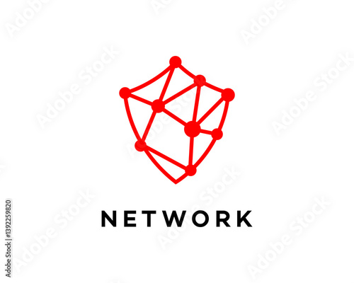 Red Network Shield Secure Global Digital Connections