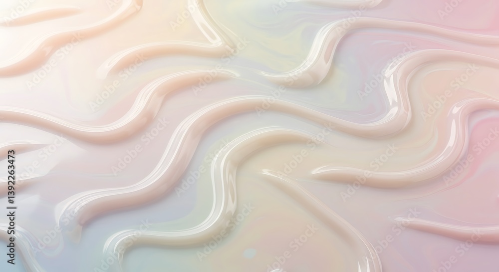 Fototapeta premium Chromatic Swirl AI Generated