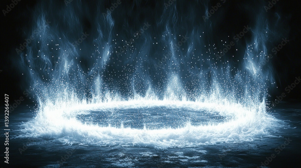 Mystical Luminescence: A Circle of Ethereal Light and Energy Mystical Luminescence: A Circle of Ethereal Light and Energy