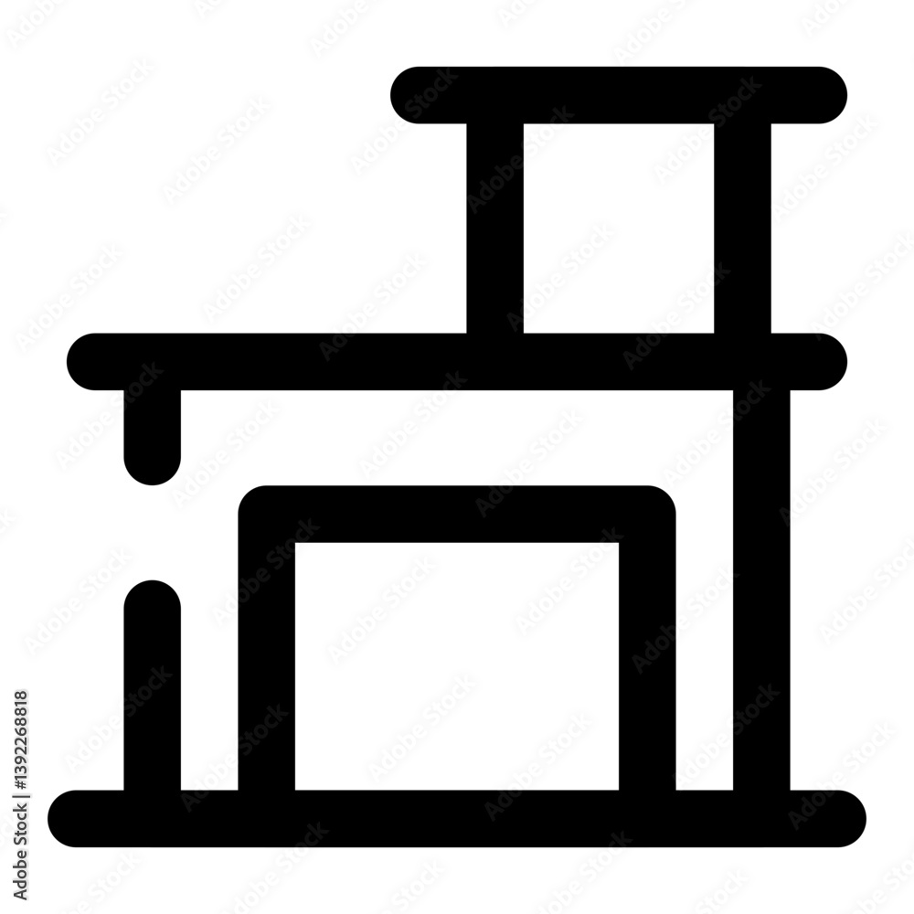 building dashed line icon building dashed line icon