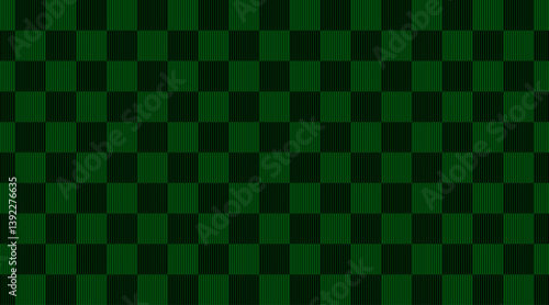 Pattern background with two colour combination square box | Texture background | Line angular vector geometric shape for fabric, garments, poster, decoration, wall mate with dark green colour 