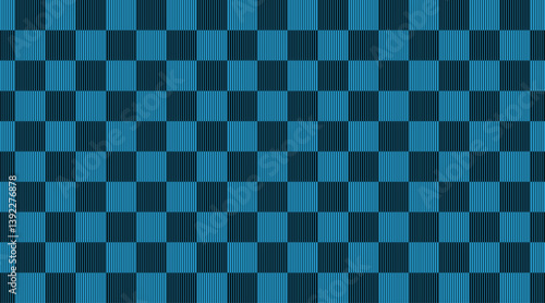 Pattern background with two colour combination square box | Texture background | Line angular vector geometric shape for fabric, garments, poster, decoration, wall mate with blue colour 