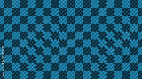 Pattern background with two colour combination square box | Texture background | Line vector geometric shape for fabric, garments, poster, decoration, wall mate with blue colour 