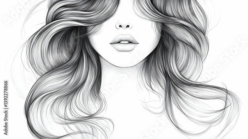 hairstyles drawing illustration