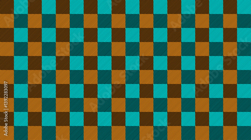 Pattern background with multiple colour combination square box | Texture background | Line vector geometric shape for fabric, garments, poster, decoration, wall mate with cyan-orange colour 