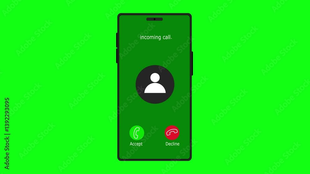 incoming Call ring icon on transparent background, Animation of incoming call icon, incoming call icon background featuring a vibrating phone with a flashing green background, incoming Call concept incoming Call ring icon on transparent background, Animation of incoming call icon, incoming call icon background featuring a vibrating phone with a flashing green background, incoming Call concept
