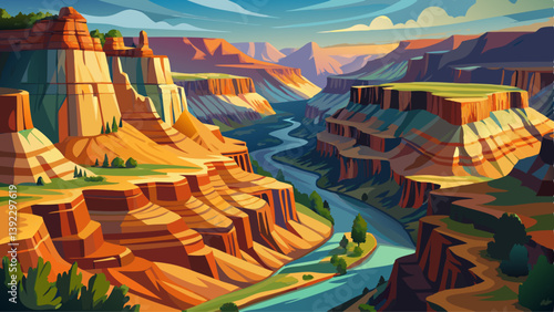 Grand canyon, Arizona. The Grand Canyon is a steep-sided canyon carved by the Colorado River in the state of Arizona.