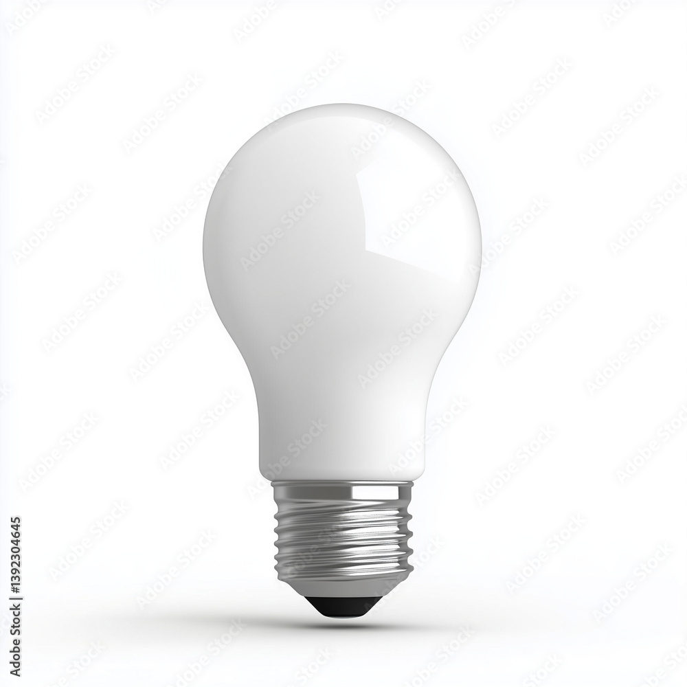 light bulb on isolated white background light bulb on isolated white background