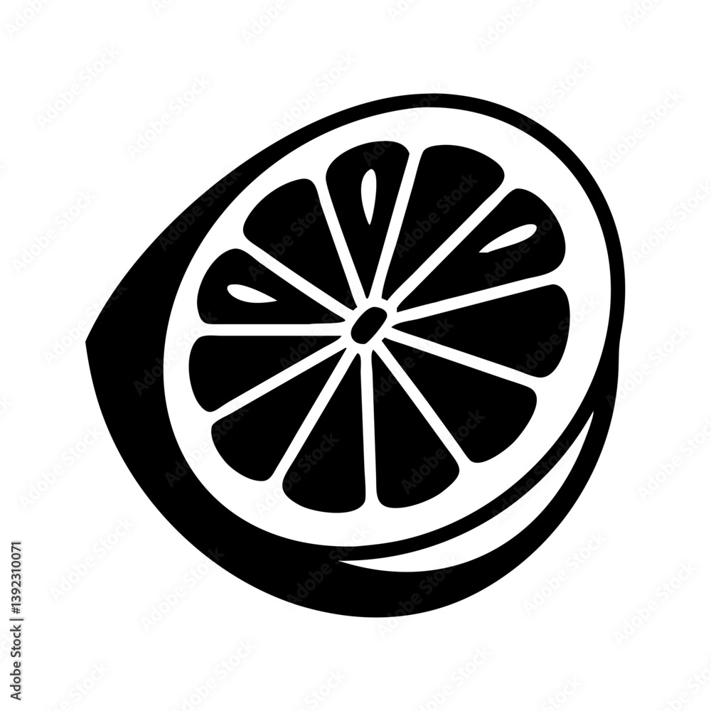 lemon slice icon, lemon slice line art - simple line art of lemon slice, perfect for lemon slice logos and icons lemon slice icon, lemon slice line art - simple line art of lemon slice, perfect for lemon slice logos and icons