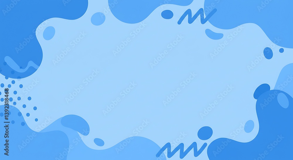 Liquid Blue Dreams: Abstract Vector Art AI Generated Liquid Blue Dreams: Abstract Vector Art AI Generated