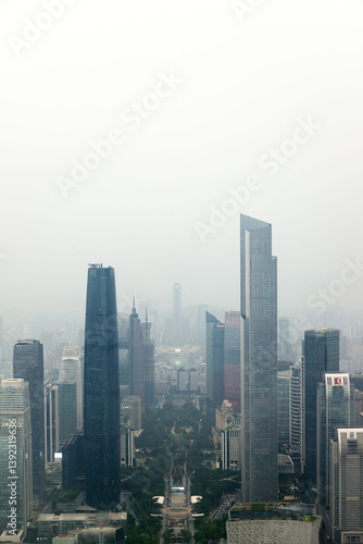 Wallpaper Mural Landscape of urban landmark buildings in Guangzhou, Guangdong, China Torontodigital.ca
