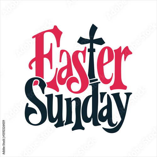 easter sunday silhouette vector art
