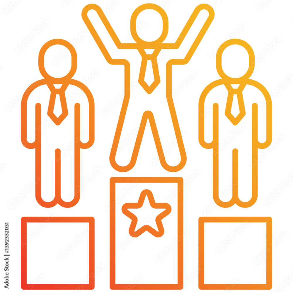 Fototapeta premium Competition Icon