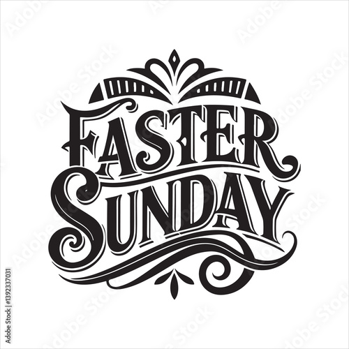 easter sunday silhouette vector art