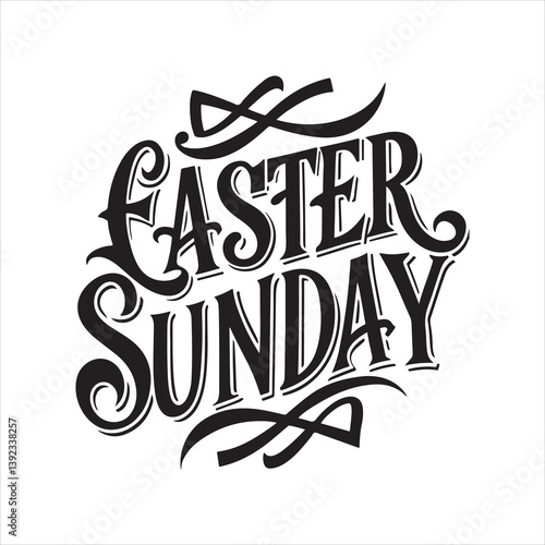 easter sunday silhouette vector art