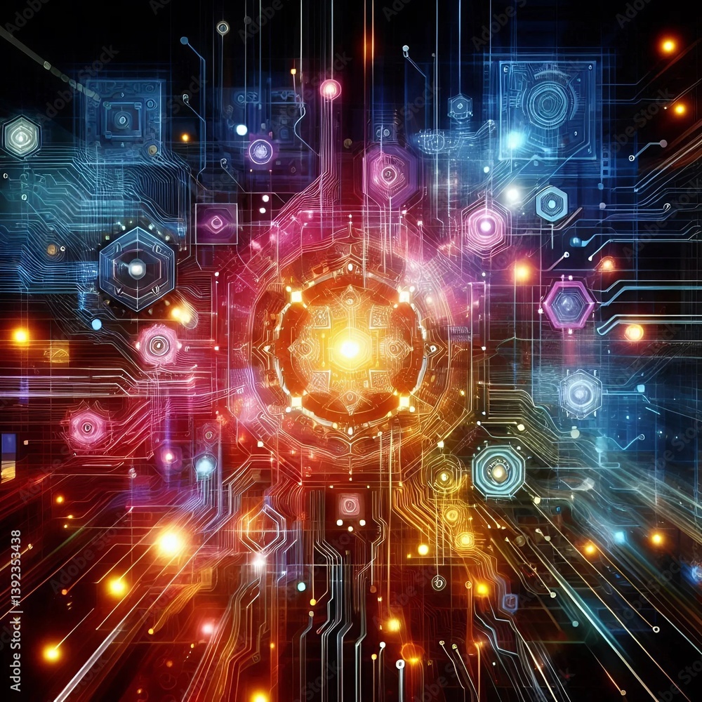 Obraz premium Advancing AI and IoT Integration: Revolutionizing Smart Technologies for Future Innovation 