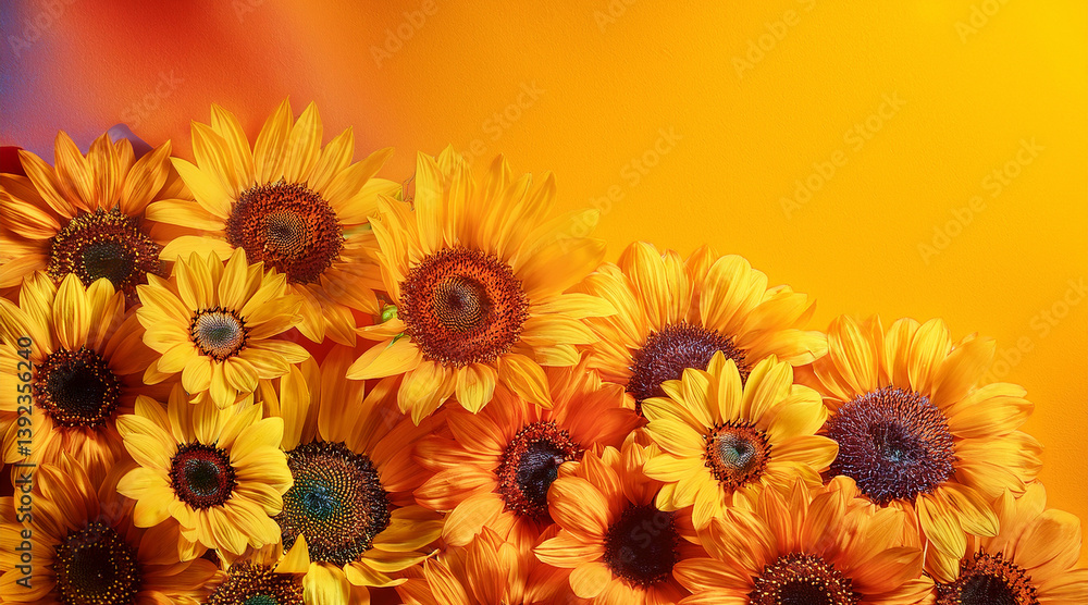 Fototapeta premium sunflower texture