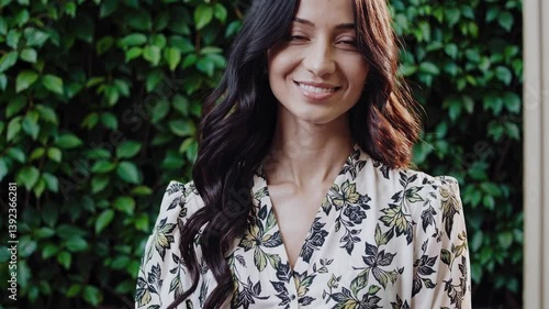 The Woman in Floral Dress
