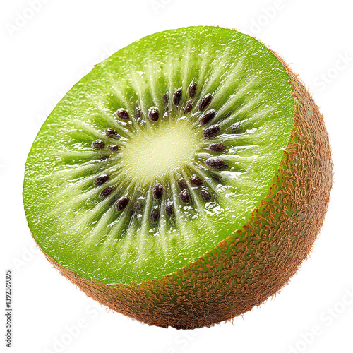Kiwi png zesty kiwi png sliced fruit png tropical snack png green citrus png transparent background image