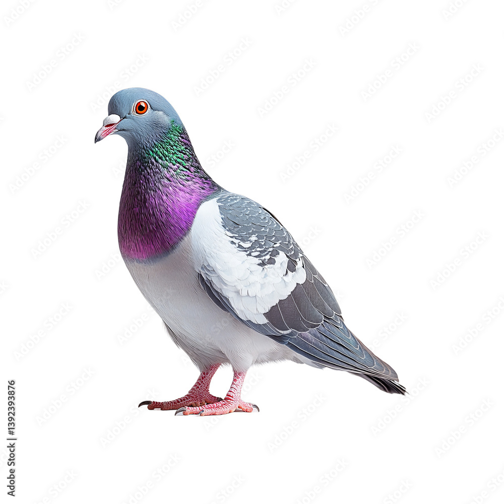 Pigeon Portrait isolated on transparent background Pigeon Portrait isolated on transparent background