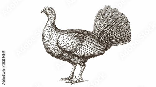 drawing of turkey illustration