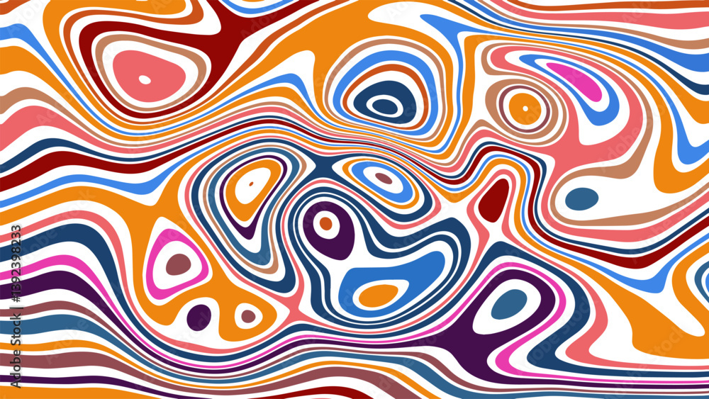 ABSTRACT ILLUSTRATION MARBLED TEXTURE LIQUIFY PSYCHEDELIC COLORFUL DESIGN. OPTICAL ILLUSION BACKGROUND VECTOR DESIGN ABSTRACT ILLUSTRATION MARBLED TEXTURE LIQUIFY PSYCHEDELIC COLORFUL DESIGN. OPTICAL ILLUSION BACKGROUND VECTOR DESIGN