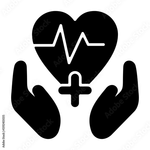 Cardiology Solid Icon
