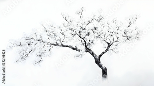 Wallpaper Mural cherry blossom tree drawing illustration Torontodigital.ca